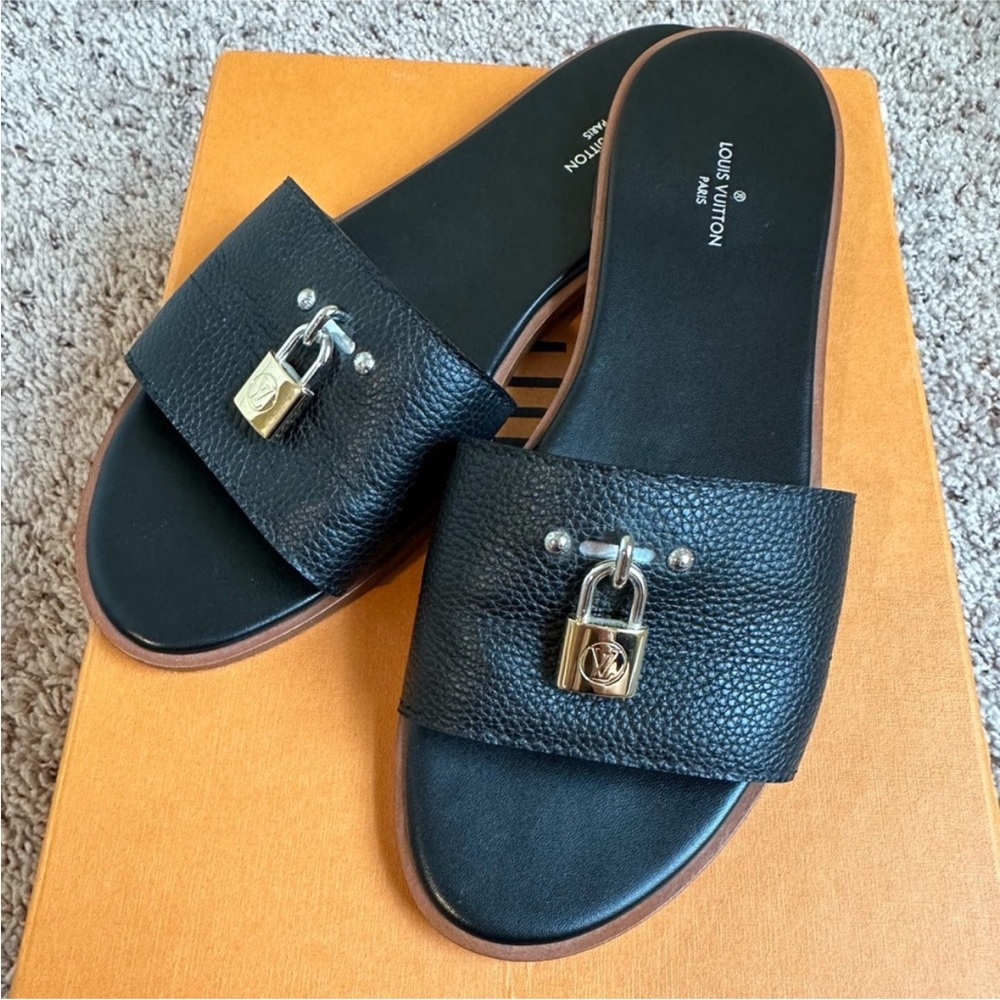 Louis Vuitton Lock it Mules with Dust bag